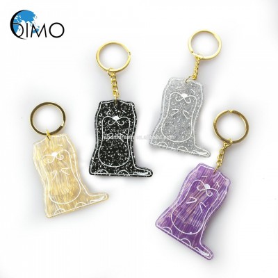 Big Otter Shape Cellulose Acetate Key Chain with Custom Logo